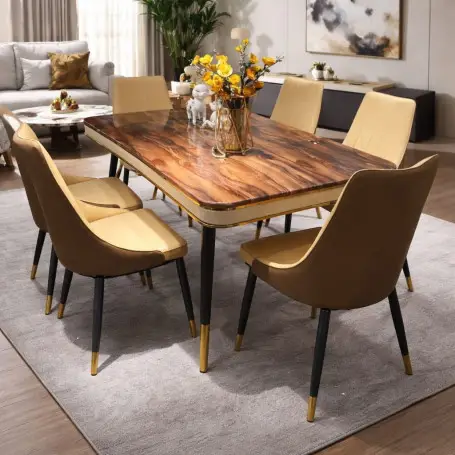 table-a-manger-moderne-en-marbre-marron-avec-6-chaises-ensemble-salle-a-manger-luxe.webp
