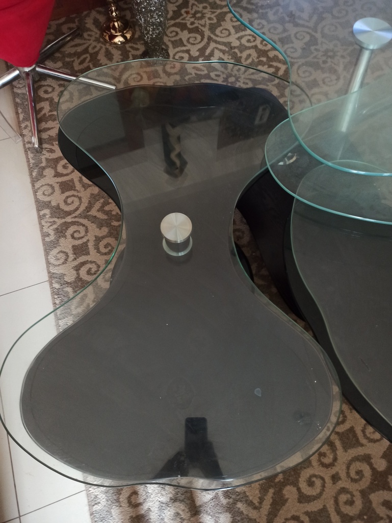 Table basse vitre