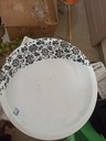 Vase blanche Noirt fleuri