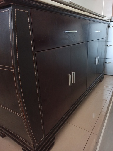[ALL-0145] Buffet Marron +Miroir Couture