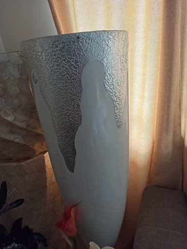 [ALL-0123] Vase GM Argenté