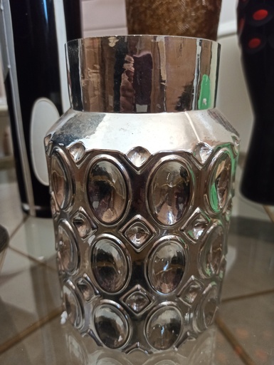[ALL-0234] Vase argenté solde
